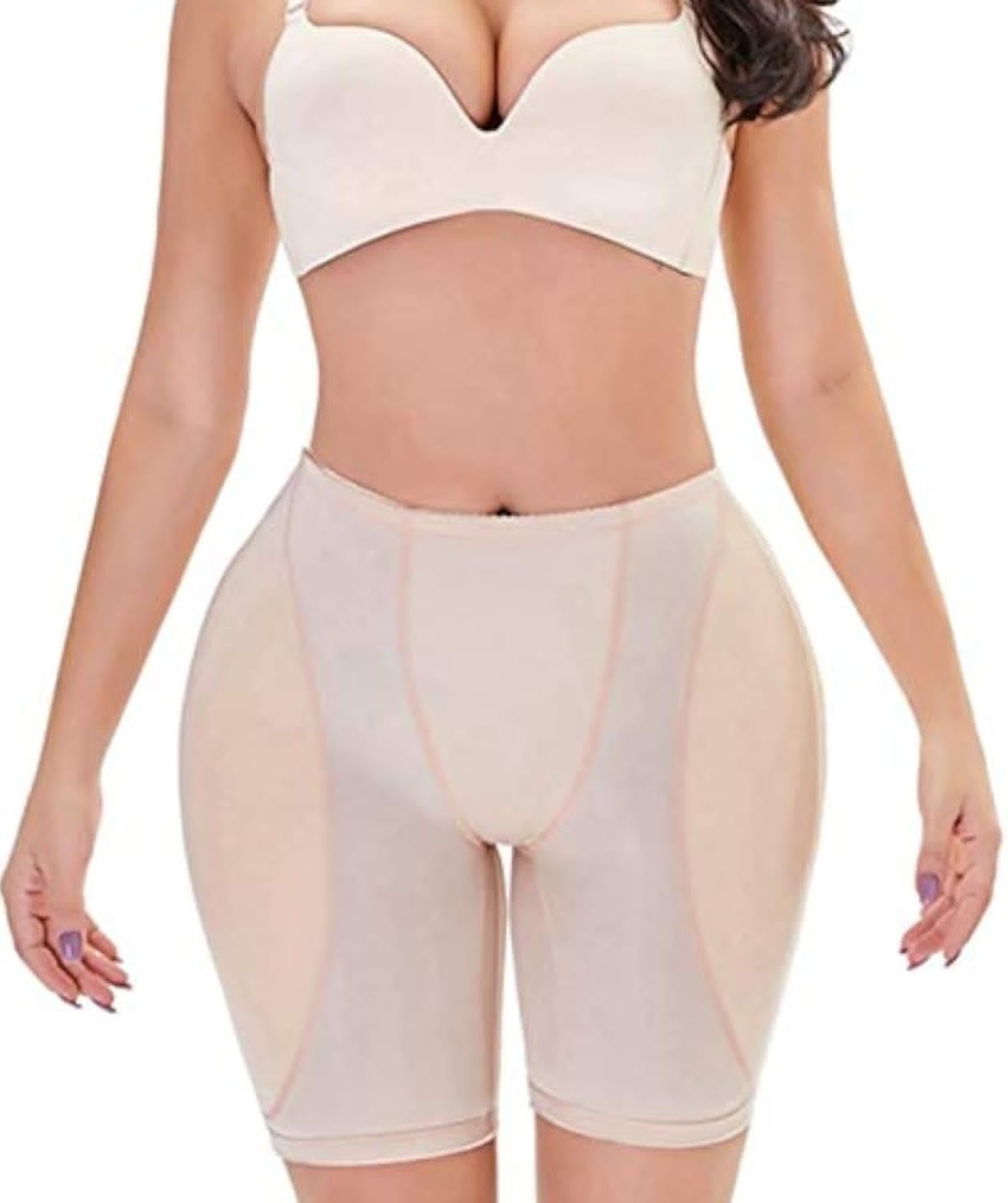 missmarry Women Thigh Slimmer with High Waist and Fake Buttocks Removable Padded's Body Sculpting Shaping Panties.-picture-24