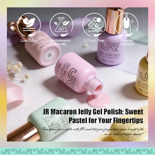 Set de 10 esmaltes en gel HEMA Free 12ml colores variados miniatura 6