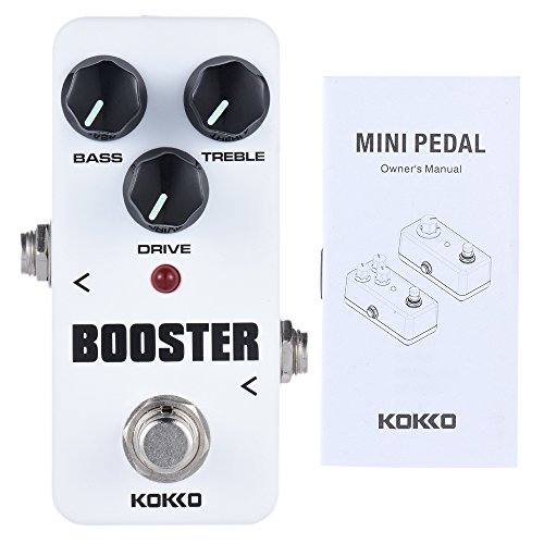 KKmoon KOKKO FBS2 Mini Pedal Booster Portátil 2-Band EQ Guitarra Efeito Pedal