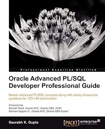 Oracle Advanced PL/SQL Developer Professional Guide First Edition book cover