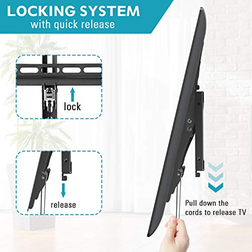 MOUNTUP UL Listed TV Wall Mount, Tilting TV Mount Bracket for Most 37-75 Inch Flat Screen/Curved TV Low Profile Wall… - Image 5