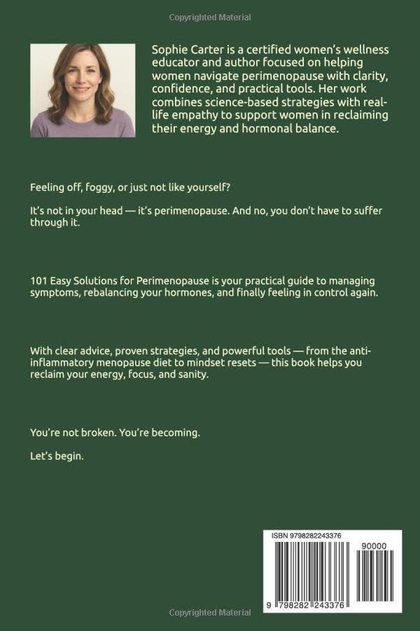 101 Easy Solutions for Perimenopause: A Perimenopause Book for Women Who Want to Live with It — Not Fight It (The Sophie Carter Hormone Collection) - Image 2