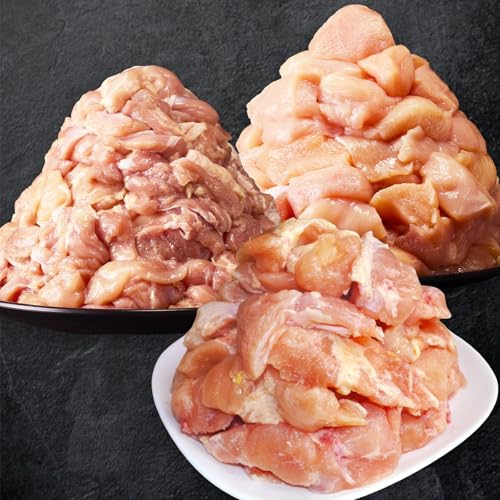 丸善食品 国産 鶏モモ・鶏とろ(肩肉)・鶏むね 3種セット 合計1.9kg カット済み 氷温熟成×極味付け 小分け 鶏肉 味付き 簡単調理 サイズ不揃い 訳あり