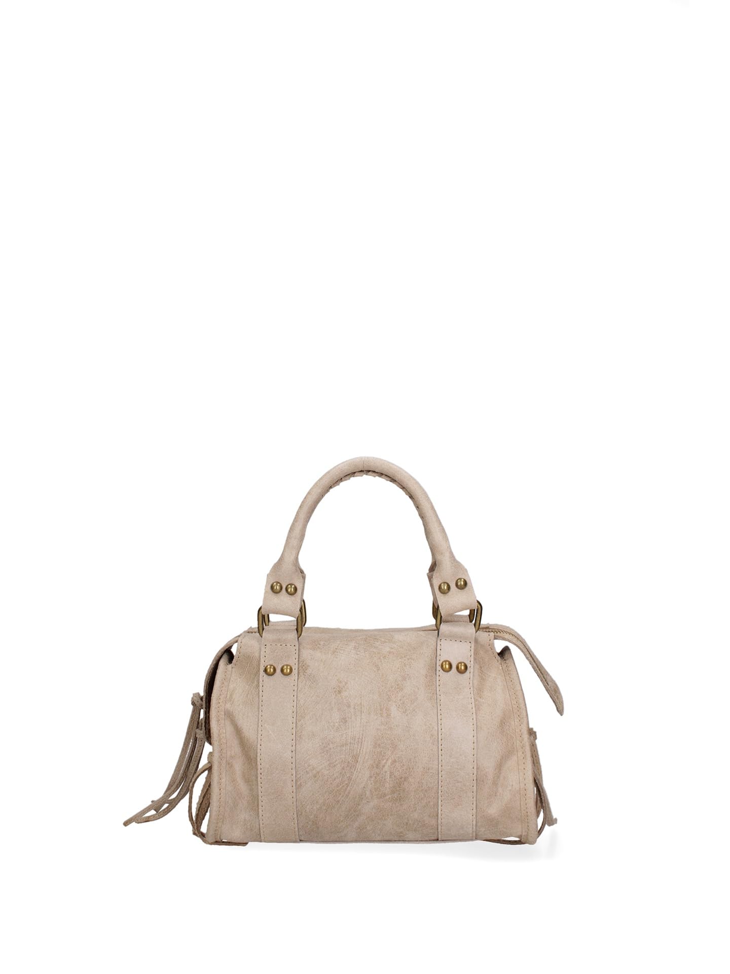 Gave Lux Sac porté épaule pour femme Produit artisanal. Matériau extérieur : cuir véritable. Produit fabriqué en Italie. GLX220609123FBG-PARENT. 25 x 15 x 10 cm