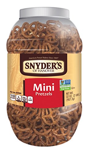 Image of Snyder's of Hanover Mini Pretzels, 32 Ounce Canister