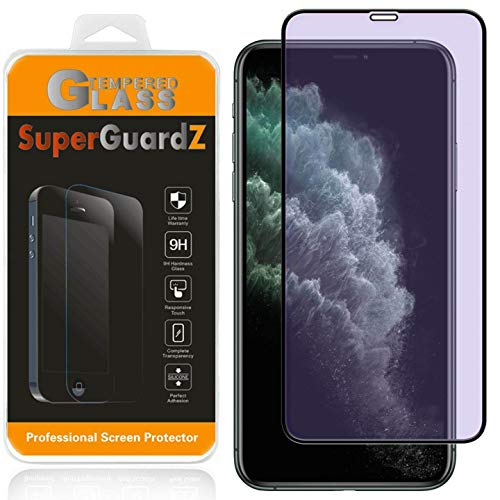 for iPhone 12 Pro Max Screen Protector Anti Blue Light Full Coverage Tempered Glass [Eye Protection], SuperGuardZ, Full Screen Coverage, Anti-Scratch