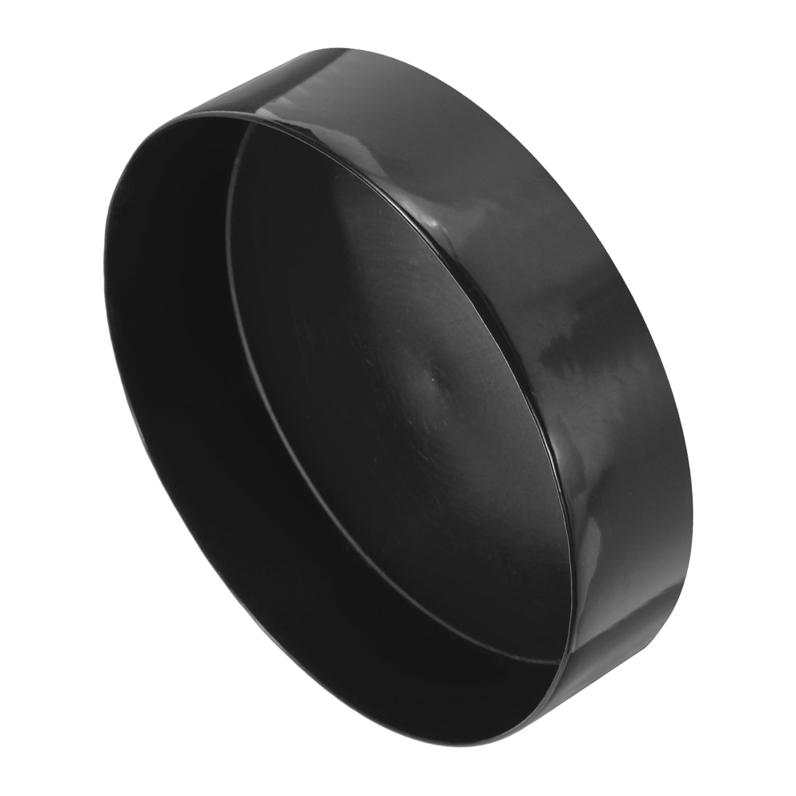 sourcing map 225mm (8 7/8") ID Rubber End Caps, Round Vinyl Plug Insert Plastic End Caps for Tubing, Fence, Pipe Post, Furniture, Railing, Black, 80mm Height