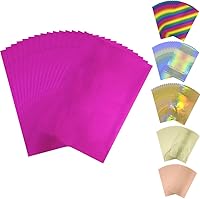 Vista 25 de Rollo de papel de aluminio reactivo de tóner con impresora láser laminadora, papel holográfico de transferencia de calor, rollo de papel de aluminio