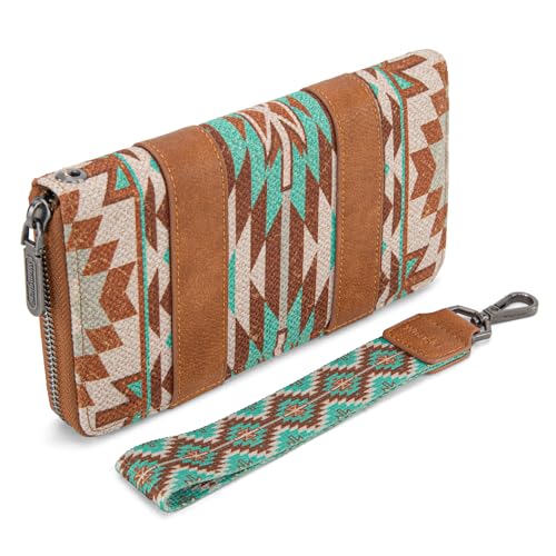Wrangler Wallet Wristlet Aztec Clutch Long Purse Boho Credit Card Holder Wallet4