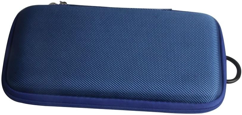 Adada Hard Travel Case for Samsung T7 / T7 Touch Portable SSD 1TB 2TB 500GB USB 3.2 External Solid State Drive Case for 3 Hard Drives (Sapphire Blue)