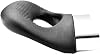 2 Pieces Pot Handle Short Pot Handle Kitchen Tool Bakelite Handle Anti-scald Side Single Hole Replacement Part Ergonomic Short Installation (Black)