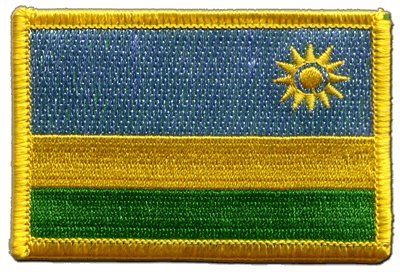 Aufnäher Patch Flagge Ruanda - 8 x 6 cm