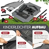 Deuline Hundeliege mit Dach erhöhtes Hundebett Garten Outdoor Haustierliege L-91x76x18/90cm GRAU 520082