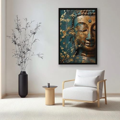 Poster sur toile Bouddha déco murale salon chambre coucher et bureau zen