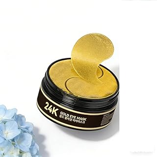 24k Gold Eye Patches - Glowing & Hydrating Hy...