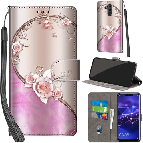 Cover per Huawei Mate 20 lite Case PU Pelle Custodia