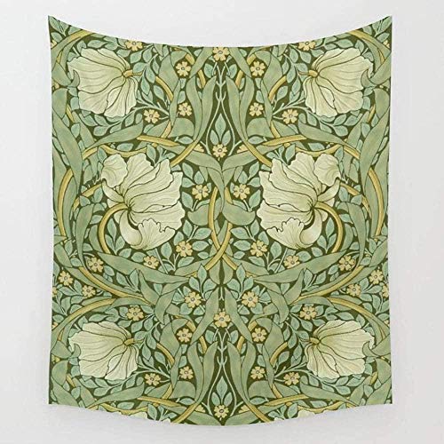 QIAO Tapiz Tapiz de Pared Tapiz de Pared con decoraci�n Art�stica Decoraciones para el hogar para Sala de Estar Dormitorio Decoraci�n de Dormitorio (William Morris Pimpernel)