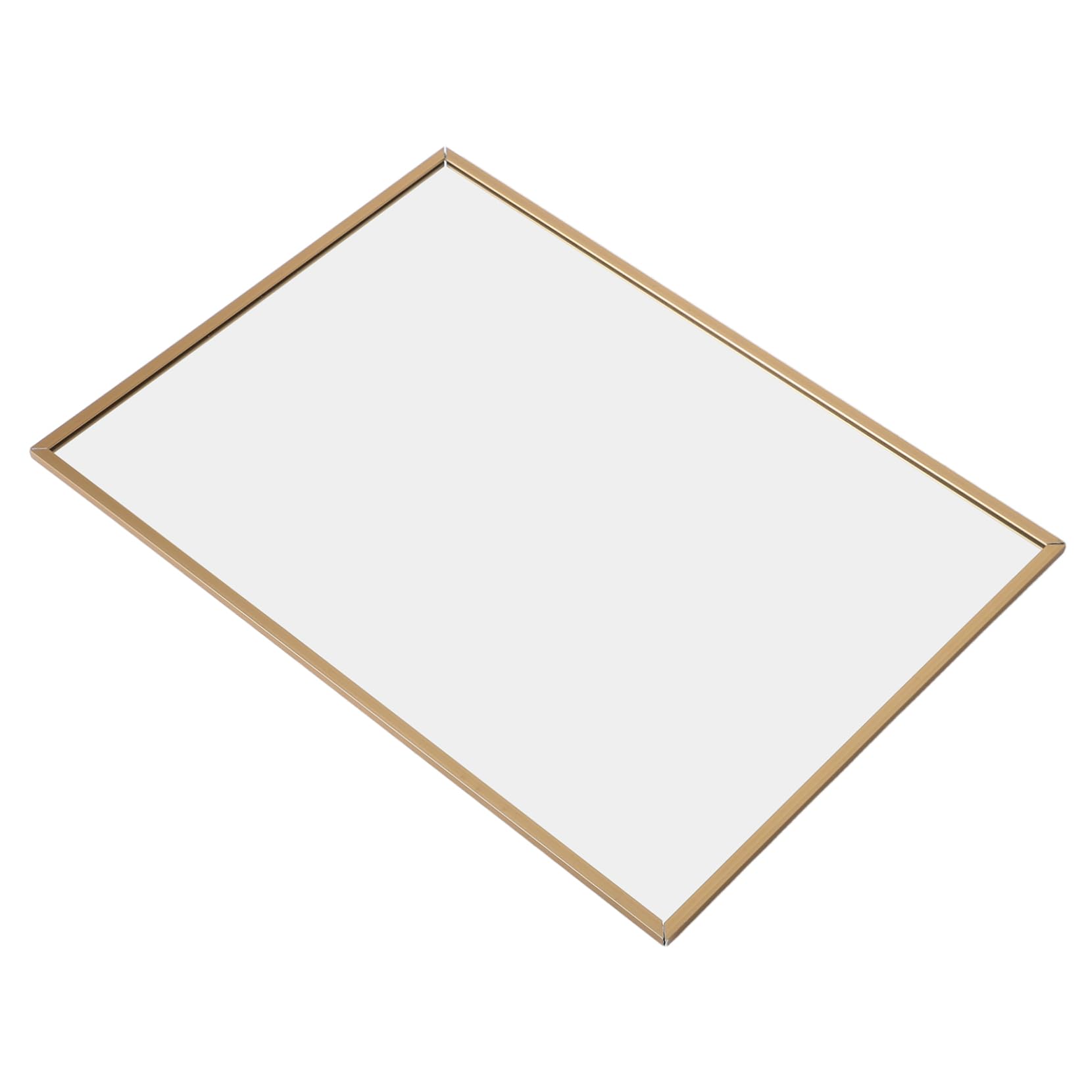 Cabilock Specchio da Scarpe Oro Cornice in Lega di Alluminio