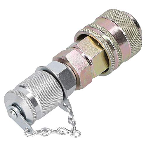Image of G1 /8 Quick Coupling Connector Male Female Threaded link PT /PPT Hydraulic Pressure Test Point Adapter Set Hydraulic Pressure Test Coupling Kit Hydraulic Pressure Test Adapter