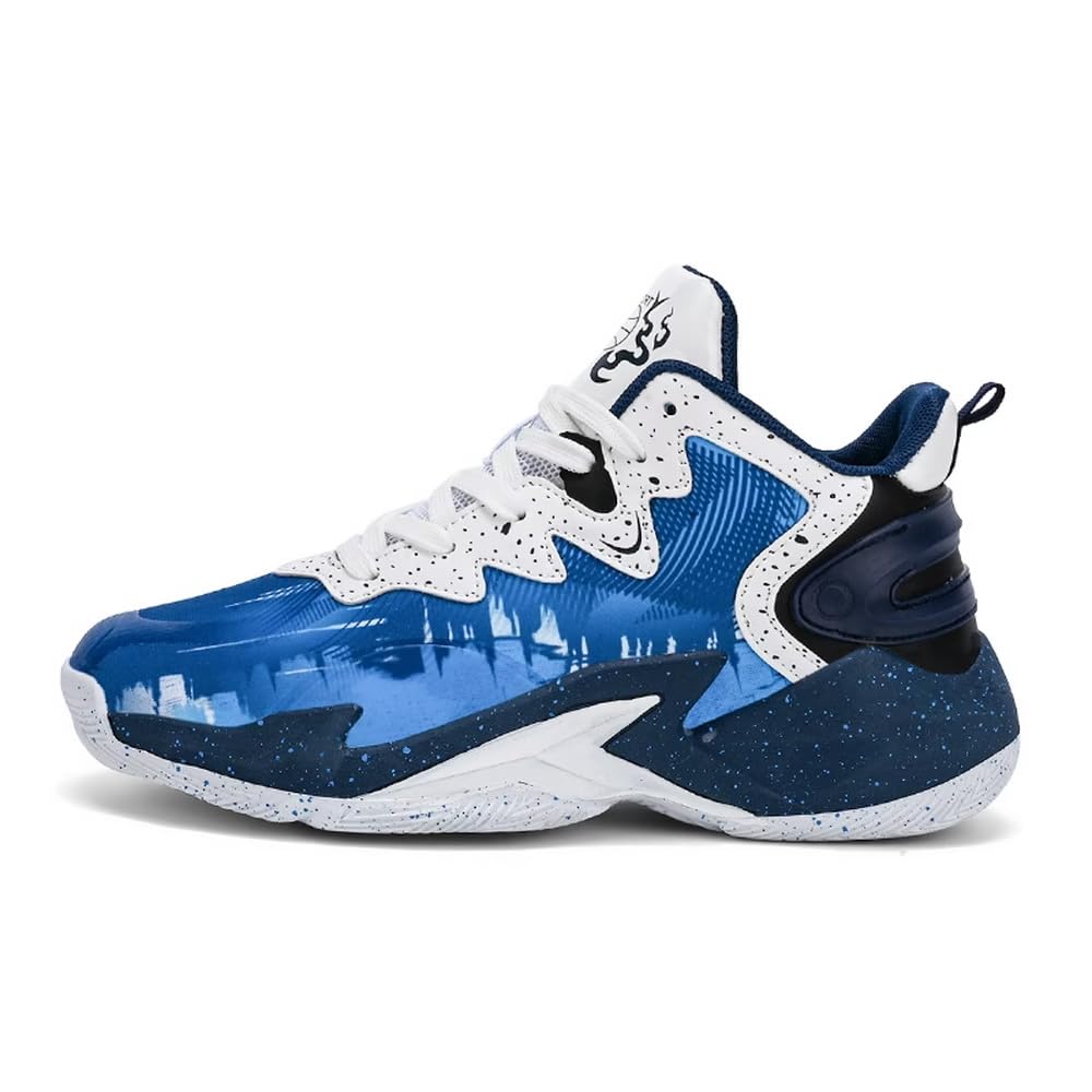 DHOVOR Boys Basketball Shoes Youth Fashion Basketball Sneakers kids Running  Shoes Indoor and Outdoor (Little Kid/Big Kid)