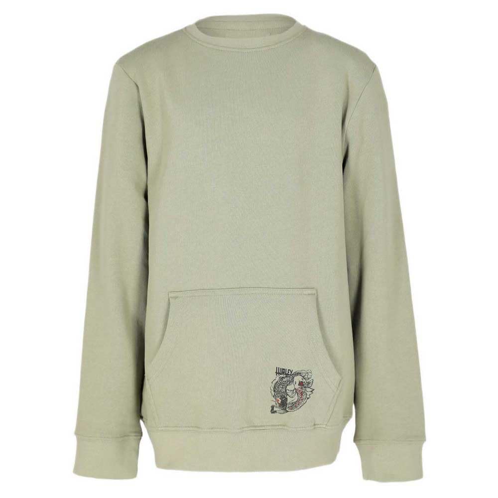 Hurley Boys' sweatshirt (ages 7 to 15) - Tattoo, Army, 8