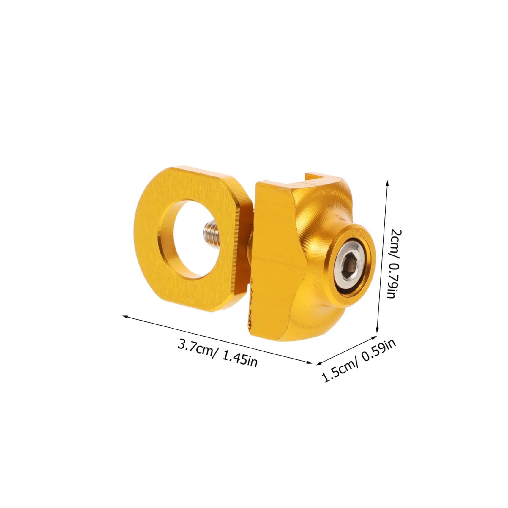BRIGHTFUFU Chain Tensioner for Bike Single Speed Chain Tensioner Adjusters Aluminum Alloy Easy to Install