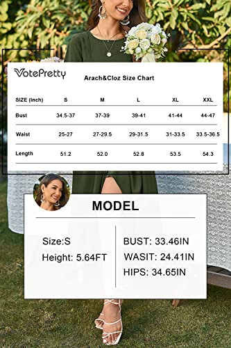 Arach&Cloz Womens Maternity Dress Pregnancy Clothes 2023 Summer Short Sleeve Maxi Dresses For Nursing Photoshoot Baby Shower Breastfeeding (Army Green,Xl) #TOP5