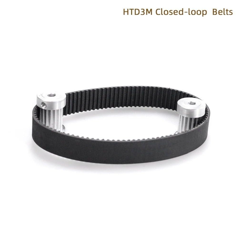 HTD 3M Zahnriemen Geschlossen – 324–345 Mm Länge, 6–18 Mm Breite, 3 Mm Teilung