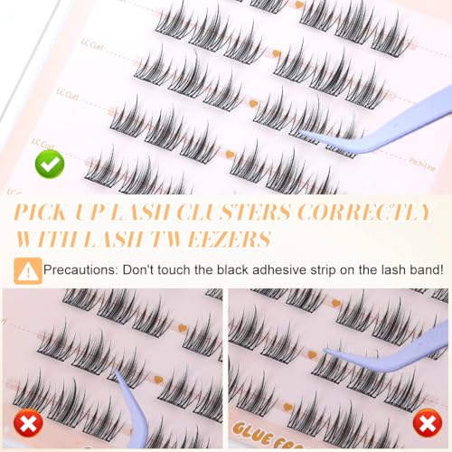 Image of MAYCREATE108Pcs Glue-Free Press-On Eyelashes, Self-Adhesive False Lashes Set with Natural Wispy, Cat Eye & Volume Styles, Reusable Lightweight Synthetic Lashes, Easy Apply No Glue Lash Kit