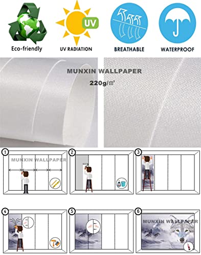 Papier peint panoramique fée papillon 3D intissé pour deco murale - 7