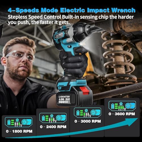SFESGRER 1180Ft-lbs 3-in-1 Impact Wrench
