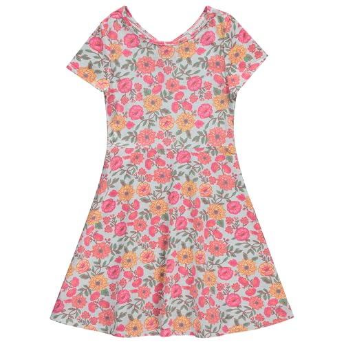 BTween 3 Piece Girls Summer Dress Set Short Sleeve Casual Skater Dresses4