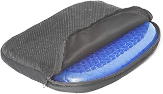Easylife Gel Support Cushion, Office Chair Cushion, Pressure Cushion, Gel Seat Cushion, Gel Cushion, Pressure Relief Cushion, W40 x D34 x H4.4cm - Fully Guaranteed