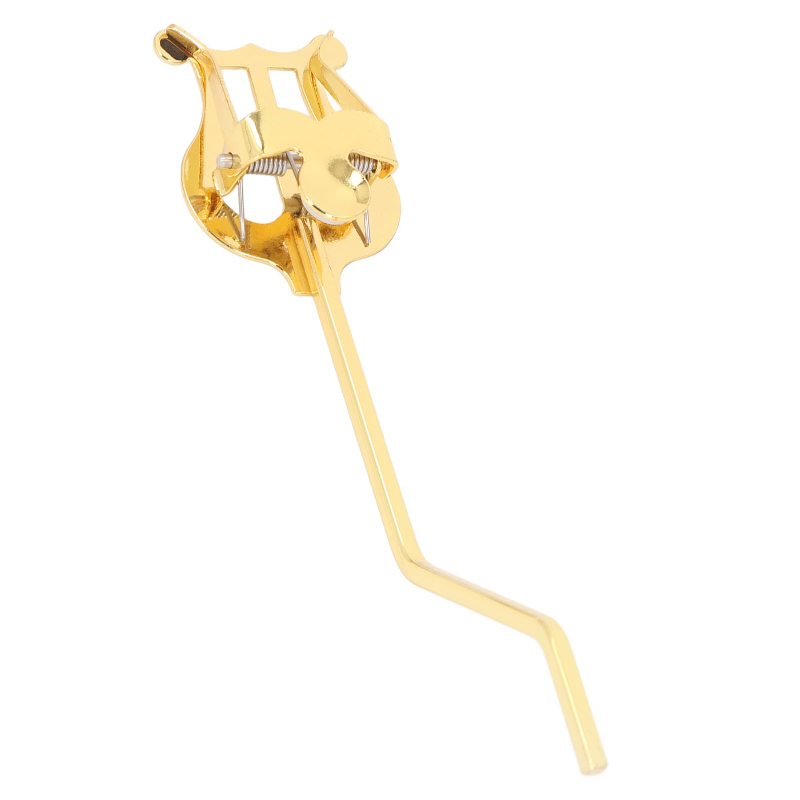 Clip per Spartiti per Sassofono, Impugnatura Stabile in Lega D'oro Elegante Supporto per Sax Tenore Alto Supporto Portatile per Lira Musicale