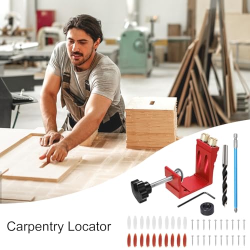 Gabarit de perçage à trou de poche pour assembler vos meubles sans vis visibles