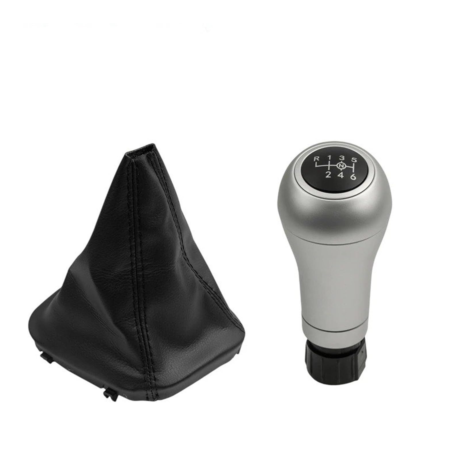 Vavgkdkpzb Big Hole Shifter Lever Handle For Benz W203 S203 Cl203 W209 W204 C204 C63 Car Gear Shift Knob Handle Ball Gaiter Boot Cover(Big Hole)