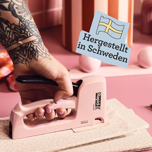 Rapid Handtacker R53 Ljung, Tacker für Holz und Leinwand, Leicht, Klein und Handlich, für Klammern Typ 53, 4-10mm