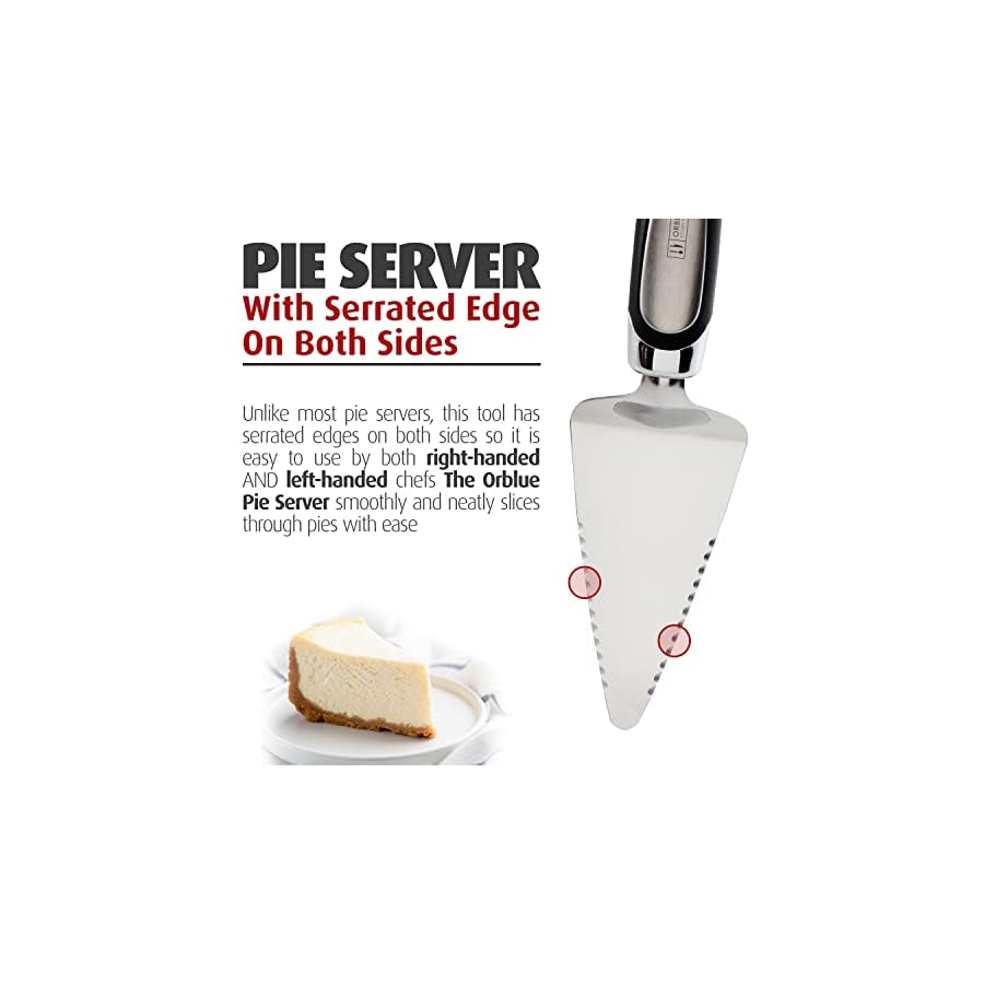 Orblue-Pie-Server-Essential-Kitchen-Tool-Serrated-on-Both-Sides-Great-for-Right-or-Left-Handed-Chef-Stainless-Steel-Flatware-Cake-Cutter Orblue Pie Server, Essential Kitchen Tool, Serrated on Both Sides, Great for Right or Left Handed Chef, Stainless Steel Flatware, Cake Cutter