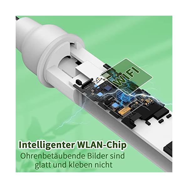 Ohrenschmalz Entferner Otoskop, VITCOCO Wifi Ohrenreiniger Kamera, 1920P Ultradünne HD Drahtlos wasserdicht Ohrenspiegel… – Bild 5