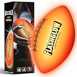 Light Up Football for Boys: Glow in The Dark - Toys for Kids Teen Boys Ages 8-15 - Birthday Christmas Easter Gift Ideas - Outdoor Sports Activity Night Play - 8 9 10 11 12 13 14 15 Years Old Teenager