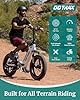 Gotrax F5 Folding Electric Bike with 48V 13.6Ah Battery, 113KM(Pedal-Assist1)& 32km/h Power by 500W, 7-Speed & Front Suspension for Fat Tire E-Bike #1