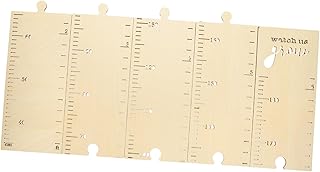 HOOTNEE 1 Set Children's Height Ruler Height Measurement Ruler Kids Growth Height Chart Wall Hanging Growth Chart Wooden Decor Appliques Embellishments Removable Wall Decor