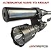 Forrader Cree XM-L linterna de caza, alcance de montaje Lamping lámpara Kit...