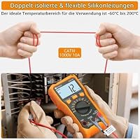 Neoteck 24-in-1-Elektro-Multimeter Test Lead mit Krokodilklemmen, Prüfspitze, Feder Grabber, Bananenstecker - Voltmeter für Spannung Circuit Tester – Ansicht 2