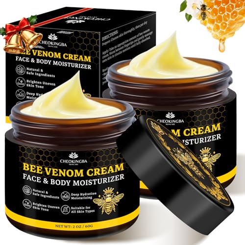 2PCS Bee Venom Comprehensive Cream: Wrinkle Care Face Lift & Firming, Effective In Reducing Skin Blemishes, Natural Care and Non-Irritating, Bee Venom Joint Cream for All Body Parts, 60g * 2PCS