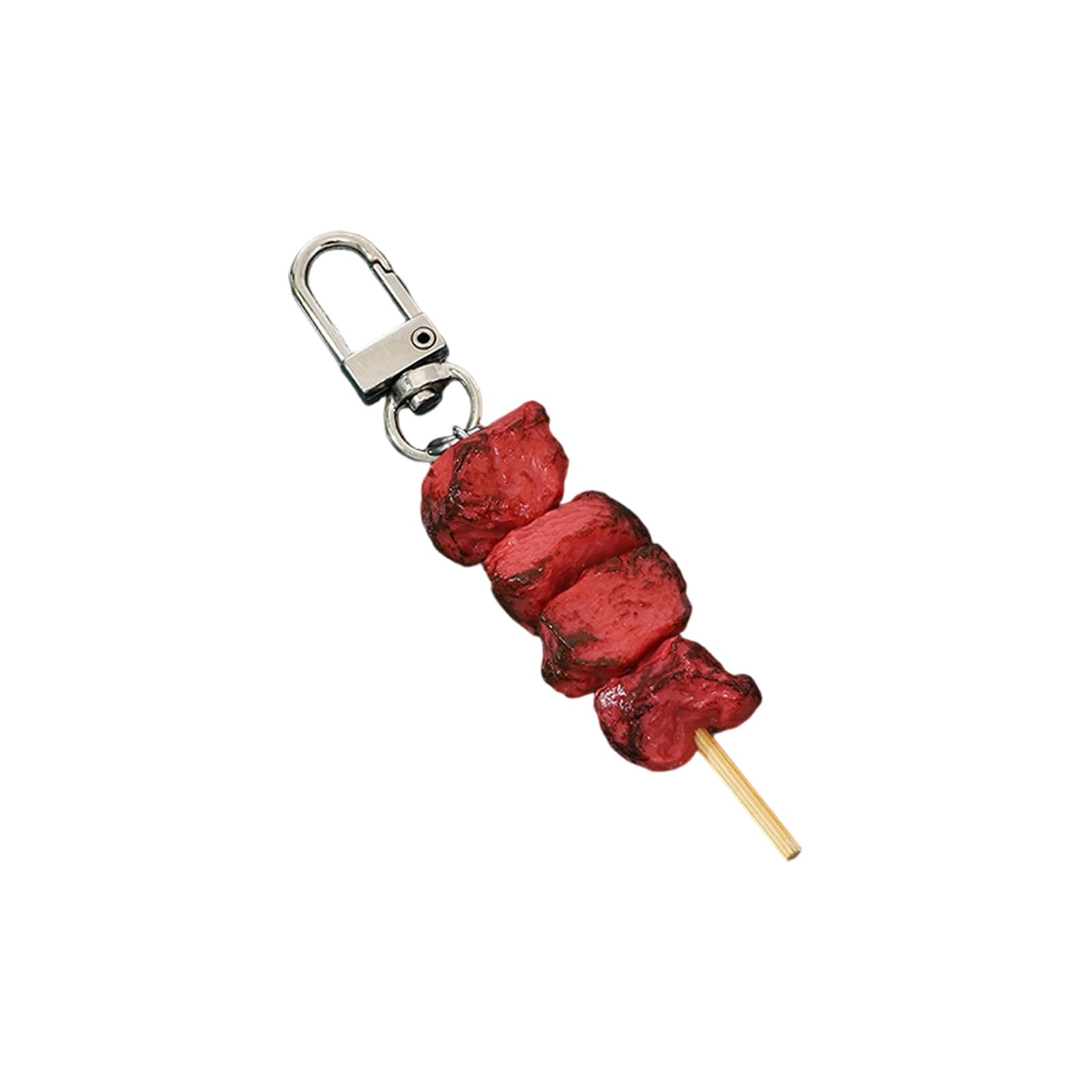 Maxtonser Creative Simulated Barbecue Skewer Keychain With Realistic Food Design For Fun And Stylish Accessories Enhancement