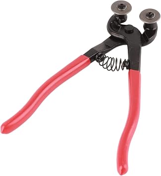 Haofy 200mm Glass Mosaic Cut Nippers Ceramic, Tile Wheel Wheeled Cutter Pliers Tool New,Wheeled Glass Nipper Pliers Tool