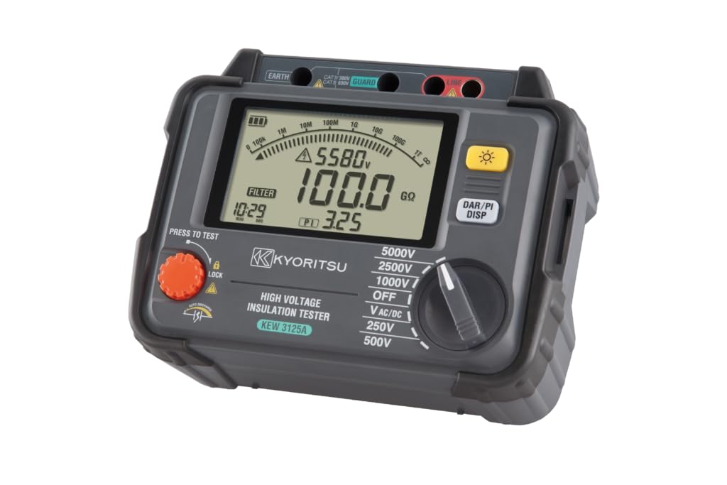 Kyoritsu 5KV Digital High Voltage Insulation Tester Kew 3125A