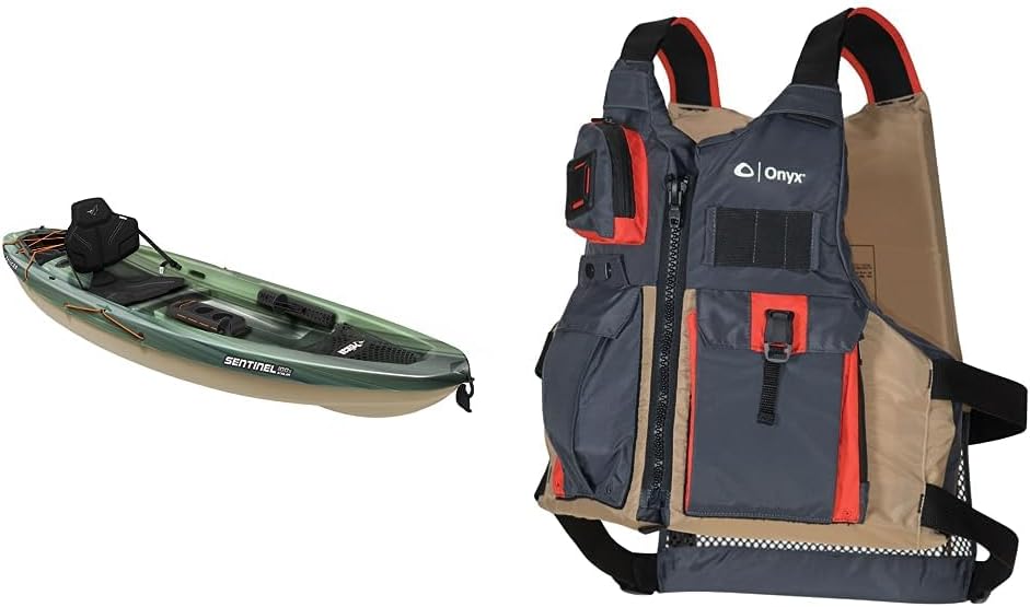 Sentinel 100X Angler Fishing Kayak - Sit-on-Top Kayak - Lightweight - 9.6 ft