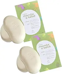 Kit 2 Caixas de Sabonetes Mamãe Bebê Com 2 Un/100g